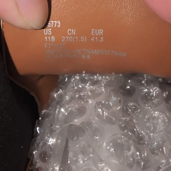 Coach White and Black Leather Boots - Picture 9 of 14